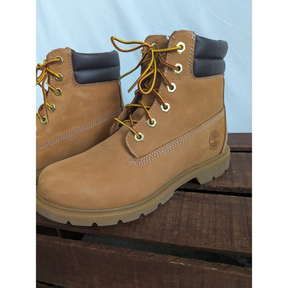 Timberland Linden Woods 6" Women's 7 Waterproof Leather Boot In Wheat A161G - Picture 15 of 15